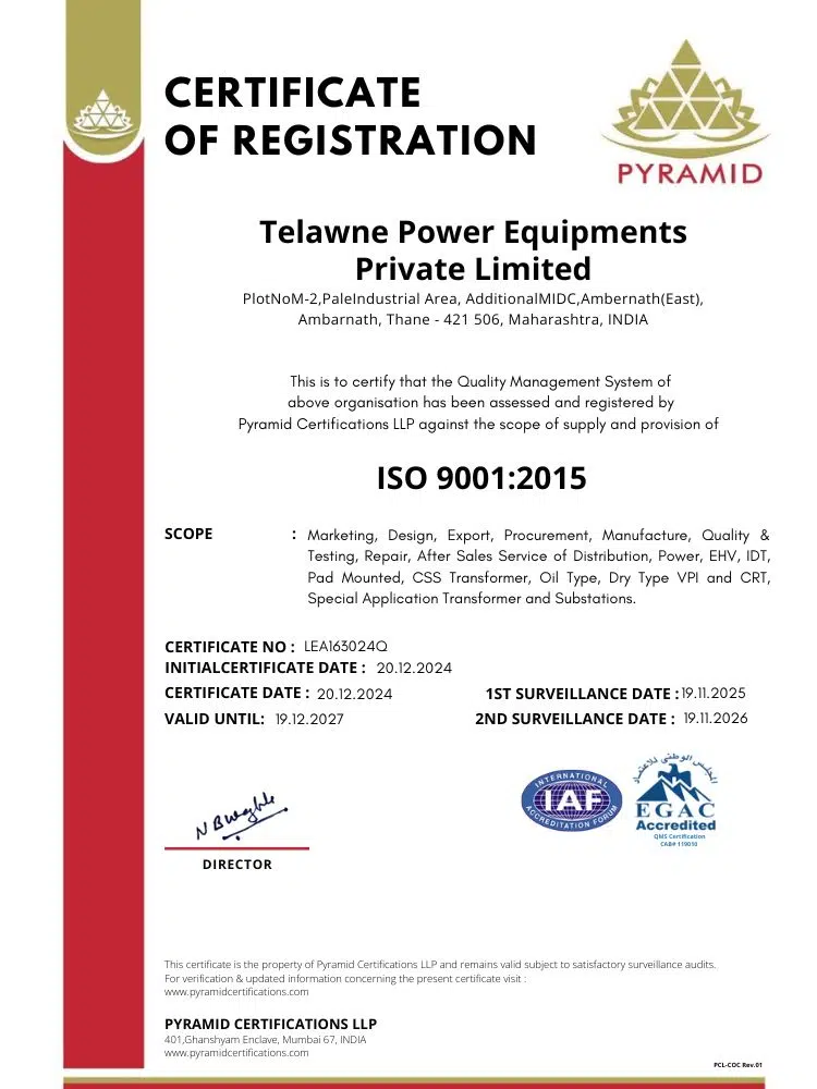 Certifications